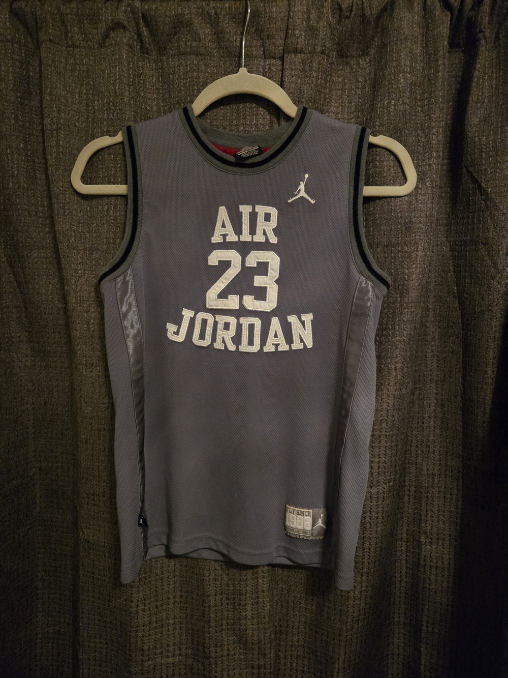 Jordan Gray AIR 23 Sleeveless Basketball Jersey